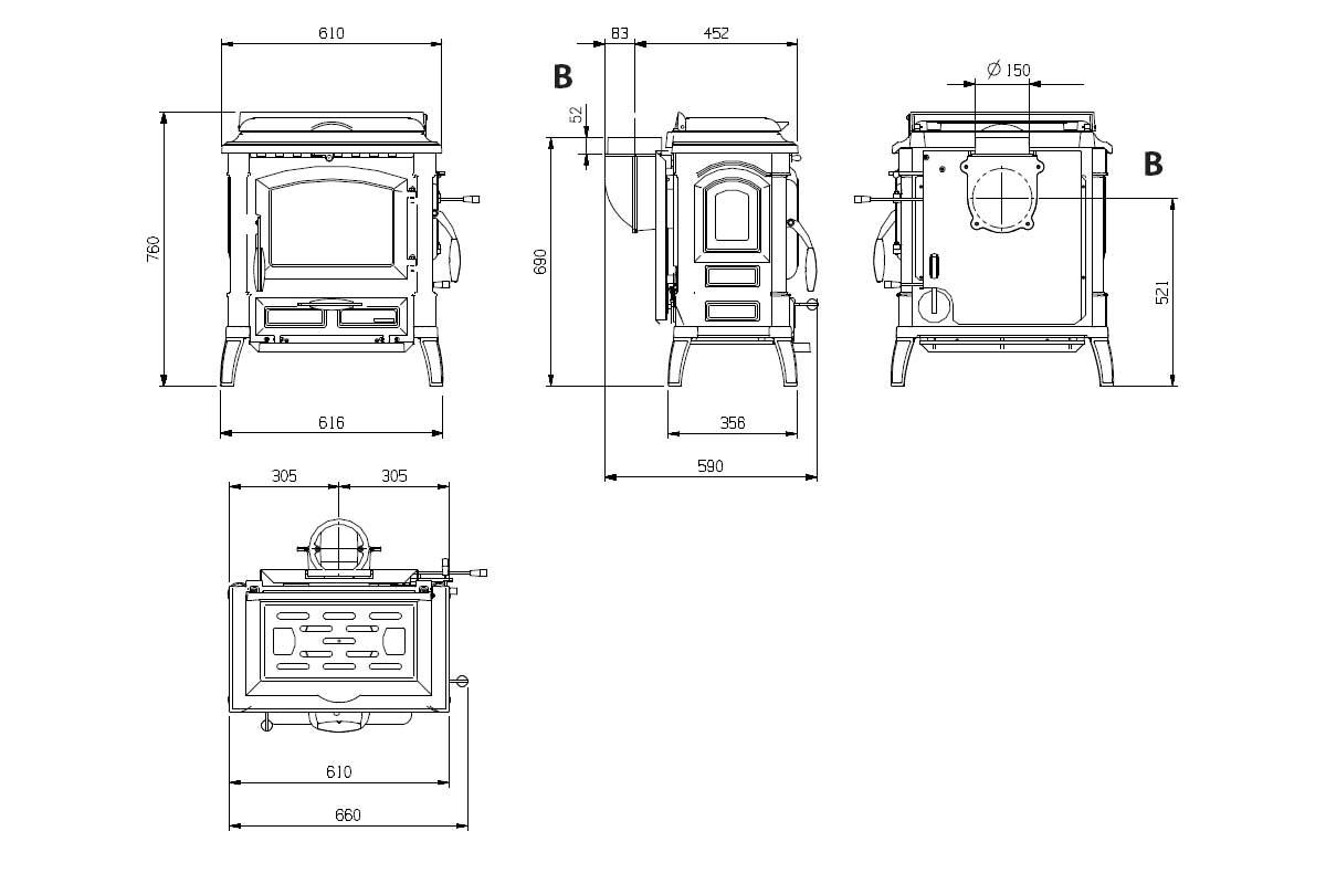 Kaminofen Isetta Evo von La Nordica